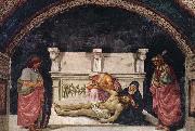 Luca Signorelli Lamentation over the Dead Christ with Sts Parenzo and Faustino oil painting reproduction